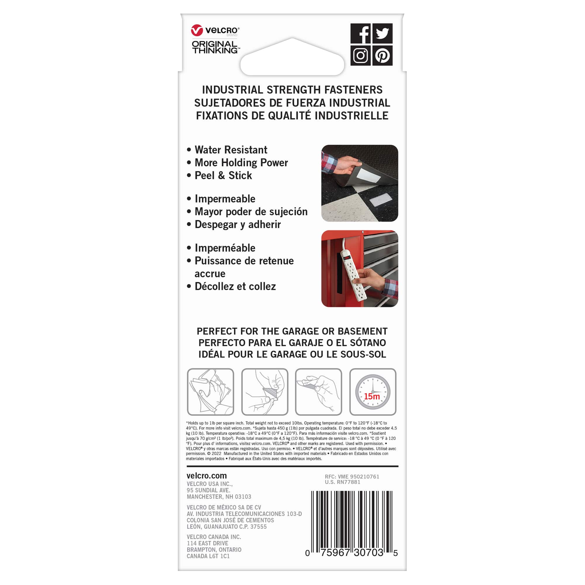 VELCRO® Brand Industrial Strength Strips